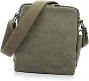 [SAFIGLE] Canvas Crossbody Bag for Men Vintage Shoulder Bag Multi-pocket for Sports Daily Use
