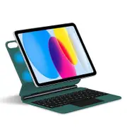 For iPad 10.9 (2022) Leather Case with Magnetic Bluetooth Keyboard Precision Multi-Touch Trackpad -