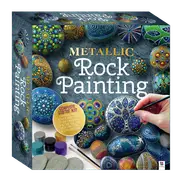 Craft Maker Classic Metallic Rock Painting Kit