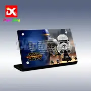Display King - Acrylic display plaque for Lego Stormtrooper Helmet 75276 (NEW)