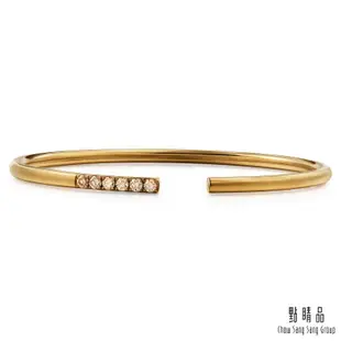 點睛品 Wrist Play 18K單排咖啡鑽手環