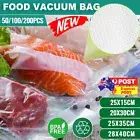 50/100/200 Food Vacuum Sealer Bags Vaccum Food Saver Storage Heat Seal Bag Pack