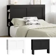 Oikiture Headboard Bed Head Queen Double King Bedhead with Storage Shelves