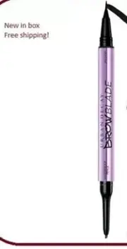 NIB Full Size Urban Decay Brow Blade Waterproof Pencil + Ink Stain Blackout