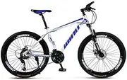 Mountain Bike Adult Mountain Bike 26 inch 30 Speed One Wheel Off-Road Variable Speed Shock Absorber Men and Women Bicycle Bicycle,C,A