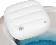 Bath Cushion, Spa Seat Pad, 15.75x14.96x6.3 Inches Inflatable Ergonomic Design and Hip Support Feature, Soaking Pillow for Baby, Women, Men, Outdoor Spa, Tub, Pool, Home Relaxation Use