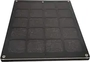 Maciun Pin Collection Display,Acrylic Clear 20 Girds Pin Organizer Dustproof - Pin Display Case for Badges Ribbons Buttons, Pin Holder for Workplace, School, And Home