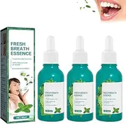 3 pcs Fresh Breath Oral Care Essence,Breath Freshener Bad Breath Eliminating,Freshening Drops for Adults Keep Your Breath Fresh