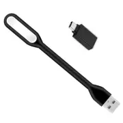 Upgraded Displaceable Excellent Mini USB LED Light Lamp + Type C USB 3.0 Adaptor