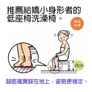 【老人當家】aron洗澡椅mini-s_無背 (9.5折)