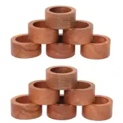 Handmade Plain Napkin Rings Set of 12, Dining Table Napkin Holder, Classic Th...