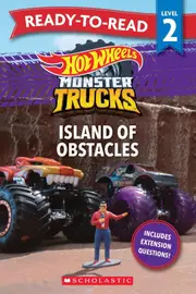 Hot Wheels Monster Trucks: Island of Obstacles - Ready-to-Read Level 2 (Mattel)