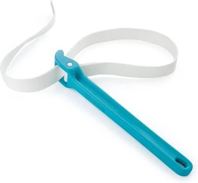 DURATECH Strap Wrench 12" Handle, Adjustable Nylon Pipe 12 Inch, Blue