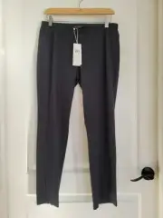 Eileen Fisher $168 Washable Stretch Crepe Pull On Pant Slim Ankle Gray S NWT