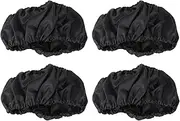 Zerodis Pushchair Wheel Protection Accessory for Baby Dustproof 4 Pieces (S), Polyester, Black, Universal Fit
