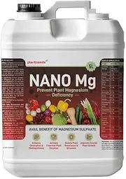 Nano Mg – Nano Plant Magnesium Fertiliser 5 L | Address Plant Magnesium Deficiency | Liquid Magnesium Fertiliser | Magnesium for Plants