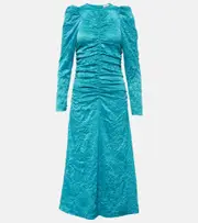 [Ganni] Ganni Satin midi dress AU 8 blue