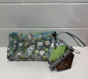 Minecraft Mini Cosmetic Case Tote Toiletries Bag New With Tags Pencil Case