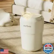 MRBIN Motion Sensor Bathroom Trash Can with Lid, 12L/3.2 Gal Smart Round Wast