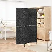 3-Panel Room Divider, Privacy Portable Screen Shelf Dividers Partition Screens Home Indoor Balcony Bedroom Furniture, Separator