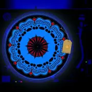 Voodoo Vibe Turntable Slipmat GLOW BLACKLIGHT 12 inch