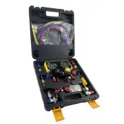 Universal Four-Way Valve AC Manifold Gauge Set, Suitable for R22/R32/R134a/R410A