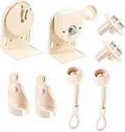 VINTORKY 1Set Windproof Bungee Cord Bracket Kit for Indoor Outdoor Curtains Tie Down Accessories for Roller Blinds Easy Installation Shades Brackets