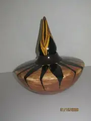 Hand painted Intricate Hand made Greek Geometric Vase with Lid