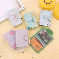 在飛比找樂天市場購物網優惠-韓國清新卡通水果卡包多卡位大容量學生卡套防消磁信用卡夾零錢包