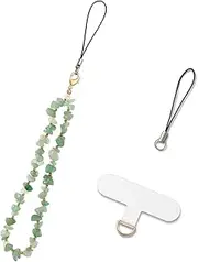 MORSUNBELA Phone Lanyard Hand Wrist Strap Lanyard for Girl Woman Universal Phone Chain Beaded Phone Lanyard Phone Accessories