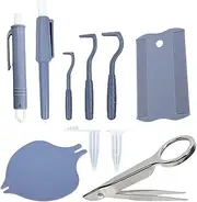 Dogs Tick Removal Tool, Pet Flea Puller Set, 80g Multifunctional Ergonomic Remover Kit, Safe for Cats, Dogs, Multi-Pet Households, Grooming, Health and Home Cleaning Equipment