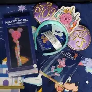 *Ears, Key, Pin Set* Disney Park Mickey Mouse Main Attraction It’s A Small World