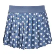 New ID IDEOLOGY Girls Daisy Pull-On Skort/Skirt XXL Blue