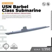 1/350 Military Model Kit USN Barbel Class Submarine