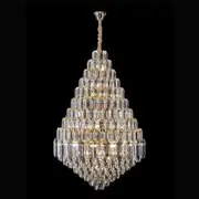 Delessi Mumbai 66LT Crystal Chandelier 1500mm - Chrome