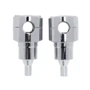 2.5” Chrome Handlebar Riser Clamp for Harley Softail Springer 1.0 inch Handlebar