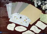 CREATIVE MEMORIES WEDDING BOUQUET STCKERS+ELEGANT PAPR+
