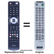 RM-SM100ES Replace Remote Control For Sony Stereo HCD-M10 CMT-M373NT CMT-M100MD