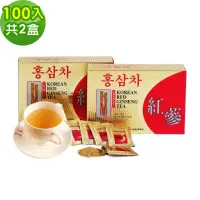 在飛比找momo購物網優惠-【金蔘】6年根韓國高麗紅蔘茶(100包 盒 共2盒)