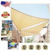 Custom Size 10' x 12' Triangle UV Block Shade Sail - Perfect for Patios & Pools