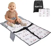 Toddler Airplane Bed, Airplane Seat Extender for Kids, Portable Toddler Bed, Baby Airplane Travel Essentials for Kids, 31.1x17.3in Foldable, Comfortable, Waterproof, Durable and Safe