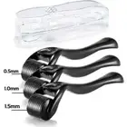 3 Pack - Premium Derma Roller 540 Microneedle Roller for Face Beard Hair Growth