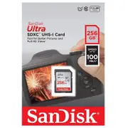 SanDisk Ultra 256GB SD Card SDXC UHS-I Camera DSLR Memory Card SDSDUNR-256G 100MB/s