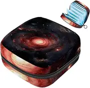 Period Bag,Sanitary Napkin Storage Bag,Universe Nebula Galaxy Sky,Tampon Holder for Purse