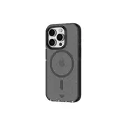 Tech21 EvoClear w/MagSafe Mobile Phone Case For Apple iPhone 15 Pro Smokey/Black