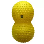 CanDo Inflatable Exercise Sensi-Saddle Roll - Yellow - 16" Dia x 35" L