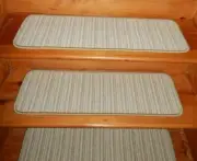 15 = Step 9'' x 30'' Woven Wool Carpet Stair Treads.