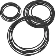 Vaguelly Professional Cassette Tape Player Belts 40pcs Cassette Player Belts Replacement for
