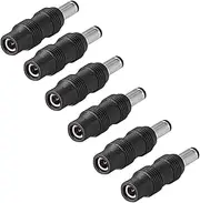 Beeiee DC Power Adapter,6PCS 5.5mm x 2.1mm Male to 3.5mm x 1.35mm Female Connector (5.5mm x 2.1mm Male to 3.5mm x 1.35mm Female)