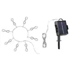 Outdoor Waterproof Solar Umbrella Light, Garden Lawn Sunshade Umbrella Light